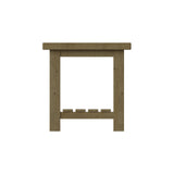 Saltash Lamp Side Table - Solid Reclaimed Natural Pine