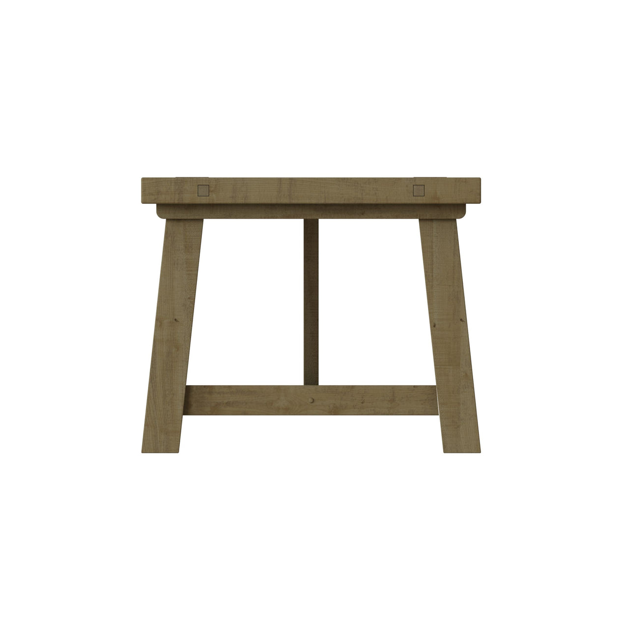 Saltash 2m Fixed Top Dining Table - Solid Reclaimed Natural Pine