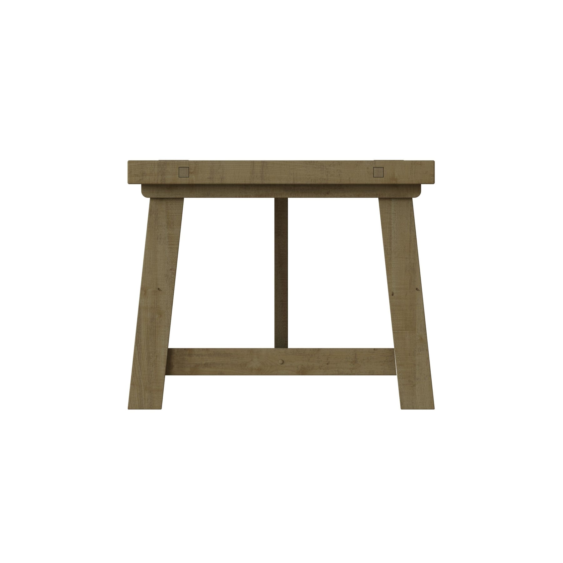 Saltash 2m Fixed Top Dining Table - Solid Reclaimed Natural Pine