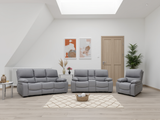 Orla Electric Recliner Sofa Grey 3+2+1 Set