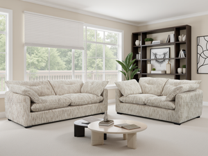 Quetta Sofa Grey/Silver 3+2 Set