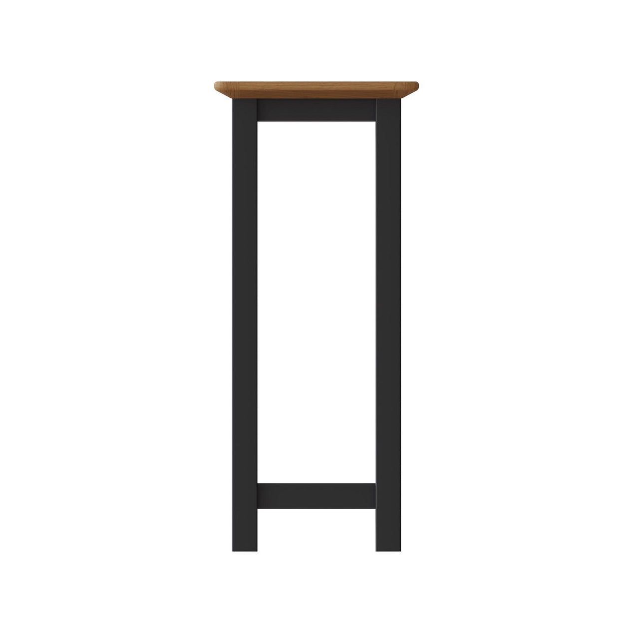 Taberno Oak End Side Table Graphite Blue