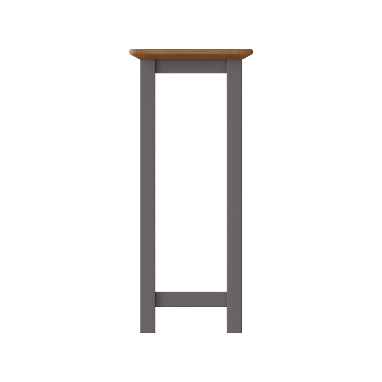 Taberno Oak End Side Table Dove Grey