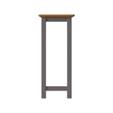 Taberno Oak End Side Table Dove Grey