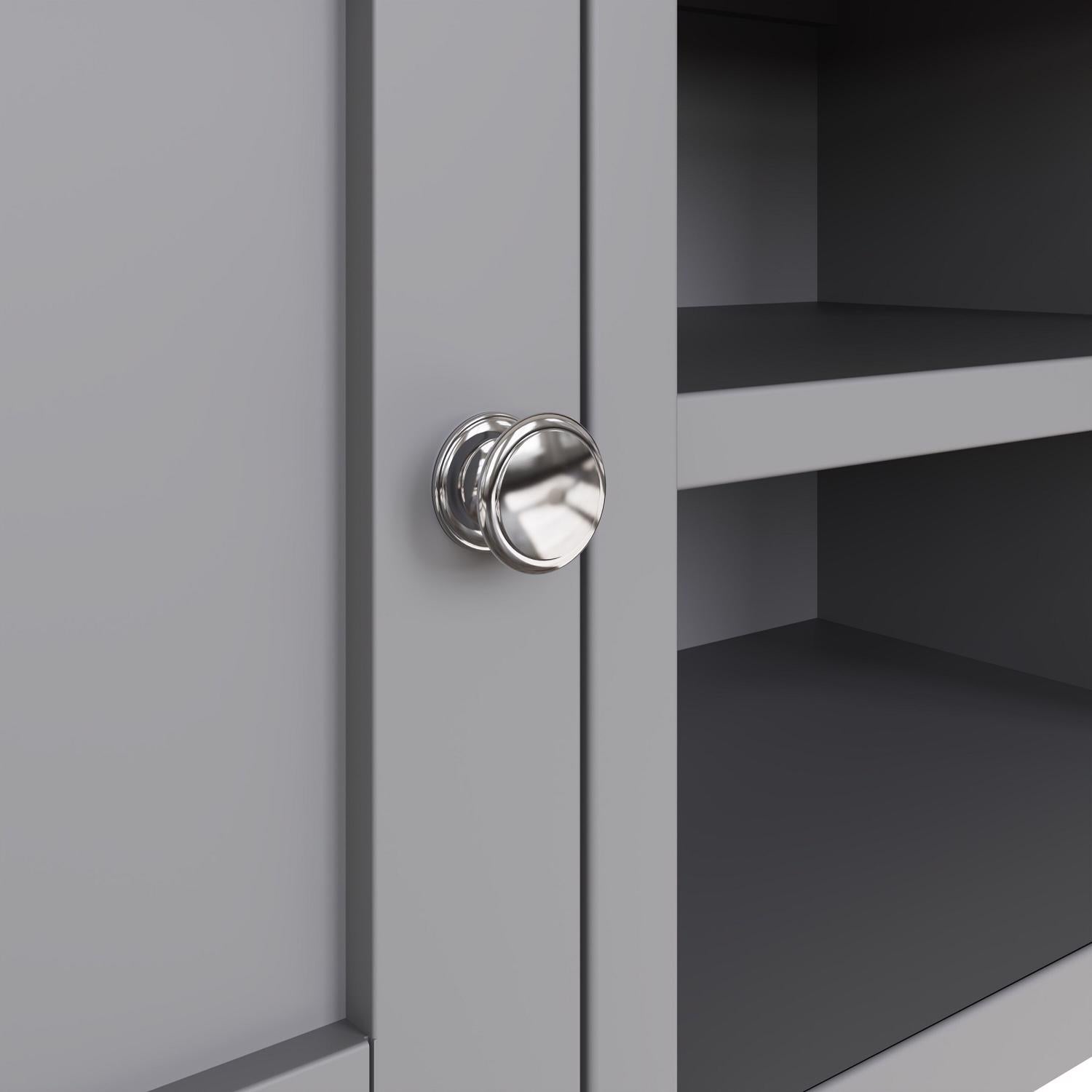 Taberno Oak 2 Door TV Unit Dove Grey