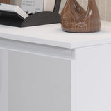 FWStyle Carlton 3 Drawer Chest Of Drawers - White Gloss Front