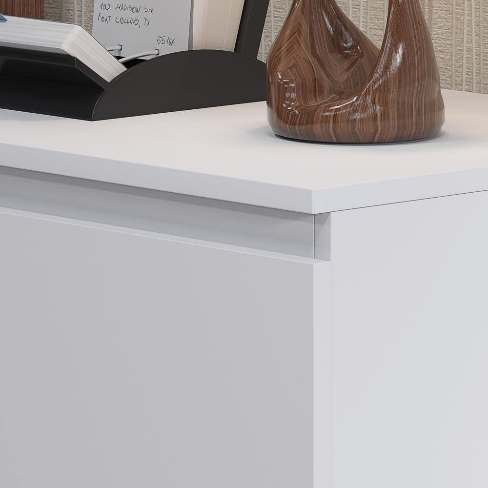 FWStyle Carlton 3 Drawer Chest Of Drawers - Matt White