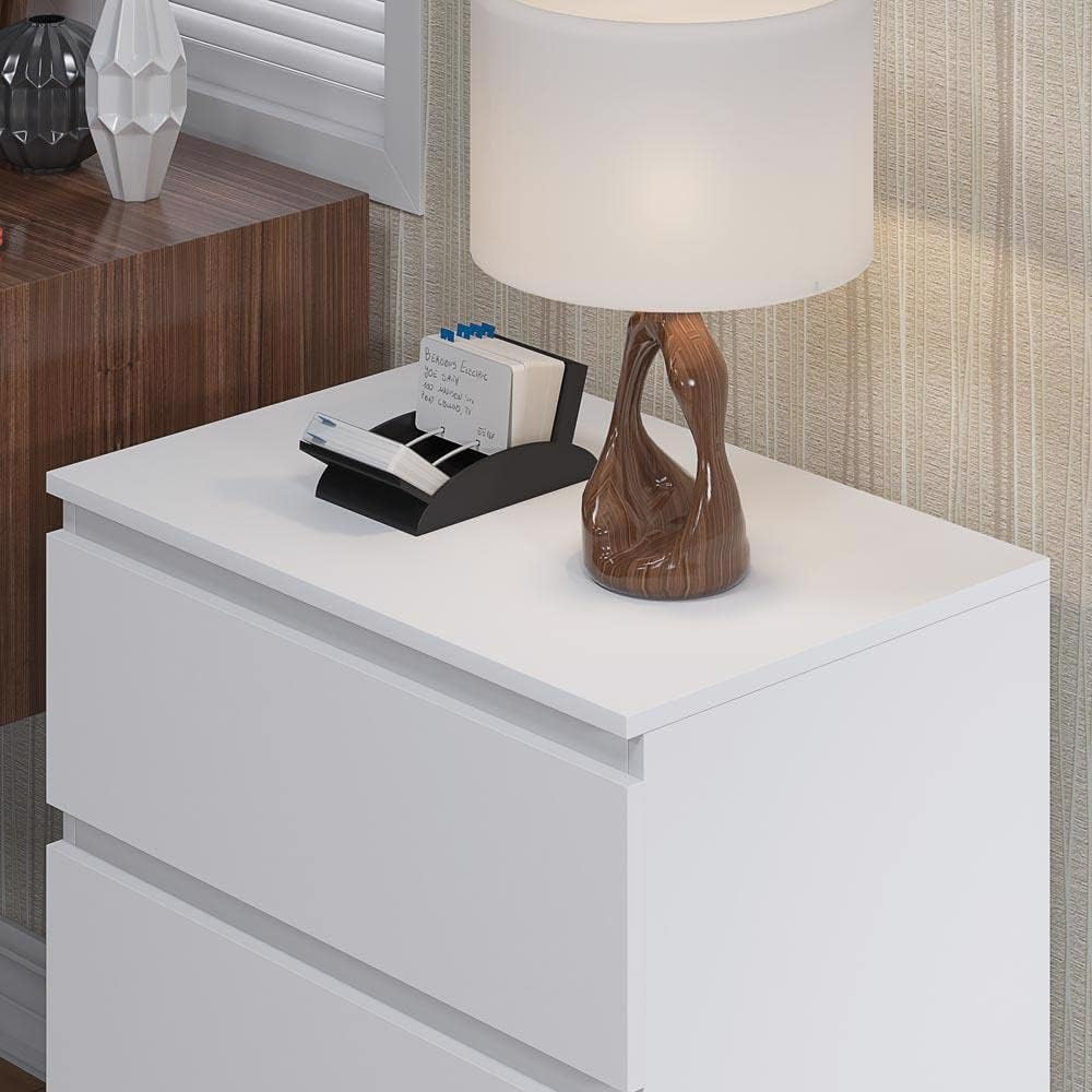 FWStyle Carlton 3 Drawer Chest Of Drawers - Matt White