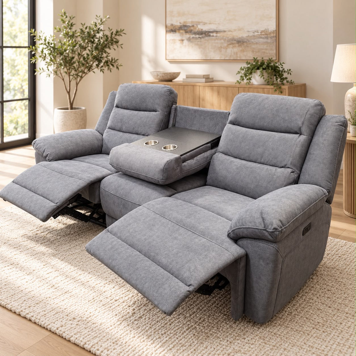 Houston 3 Seater Electric Recliner
