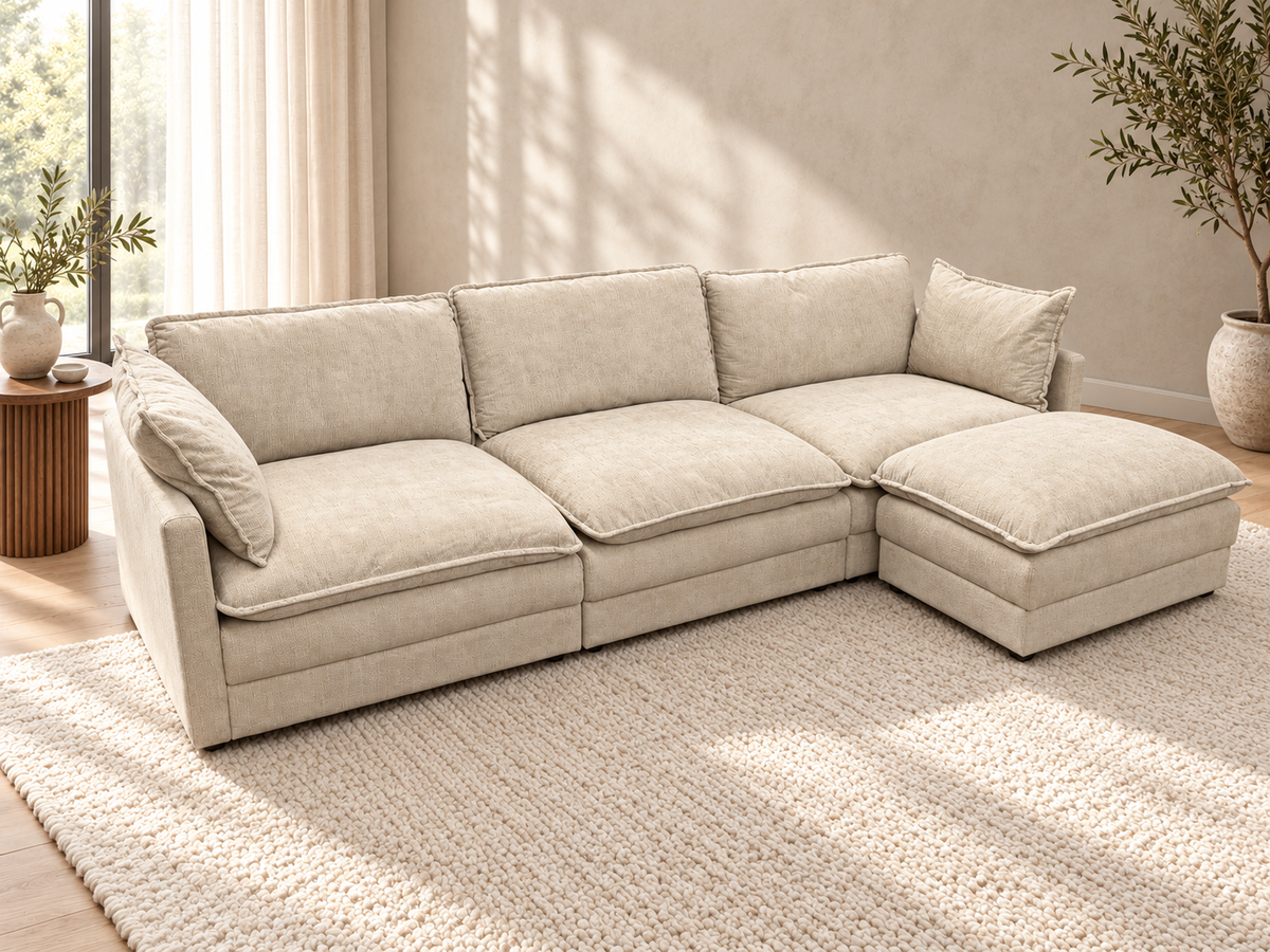 Harper Sofa & Footstool