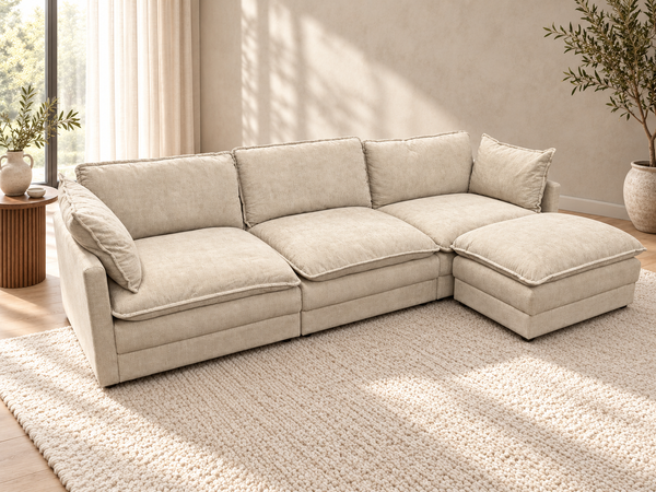 Harper Sofa & Footstool