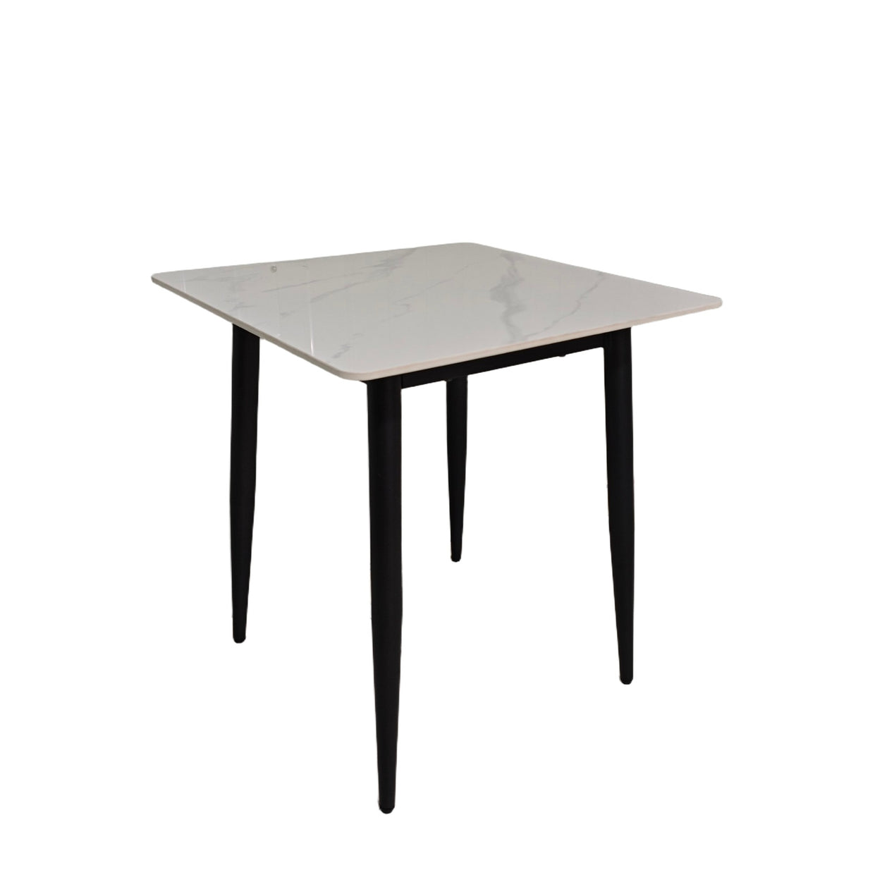 Nova Cream Square Dining Set with 2 Esme Light Brown Chairs
