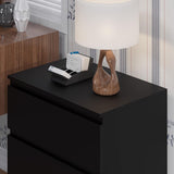FWStyle Carlton 3 Drawer Chest Of Drawers - Matt Black