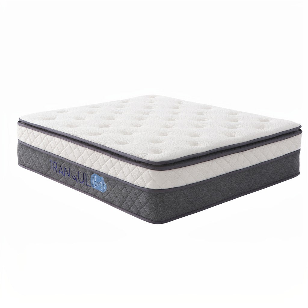 Tranquil Beds Muse Pocket Spring Pillow Top Mattress - 35cm - 3ft Single Size