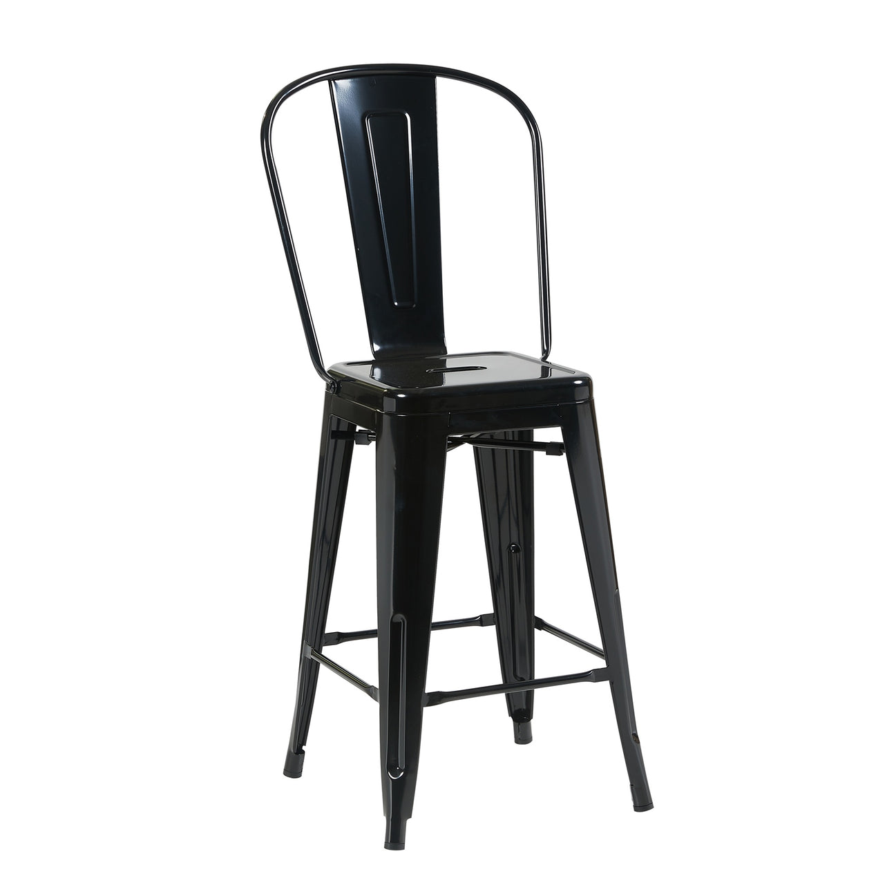 Bistro Pack Of 4 24 Black Bar Chairs