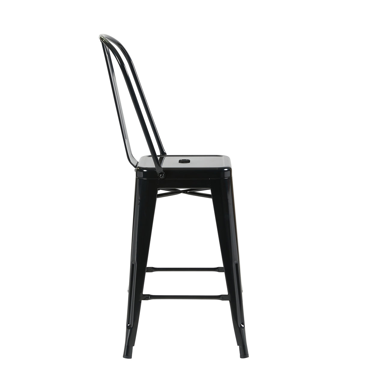 Bistro Pack Of 4 24 Black Bar Chairs