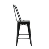 Bistro Pack Of 4 24 Black Bar Chairs