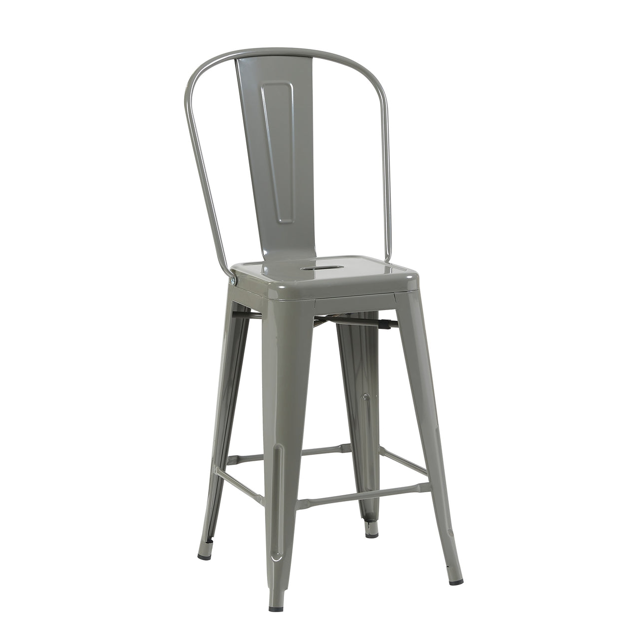 Bistro Pack Of 4 24 Silver Bar Chairs