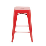 Bistro Pack Of 4 24 Red Countertop Stools