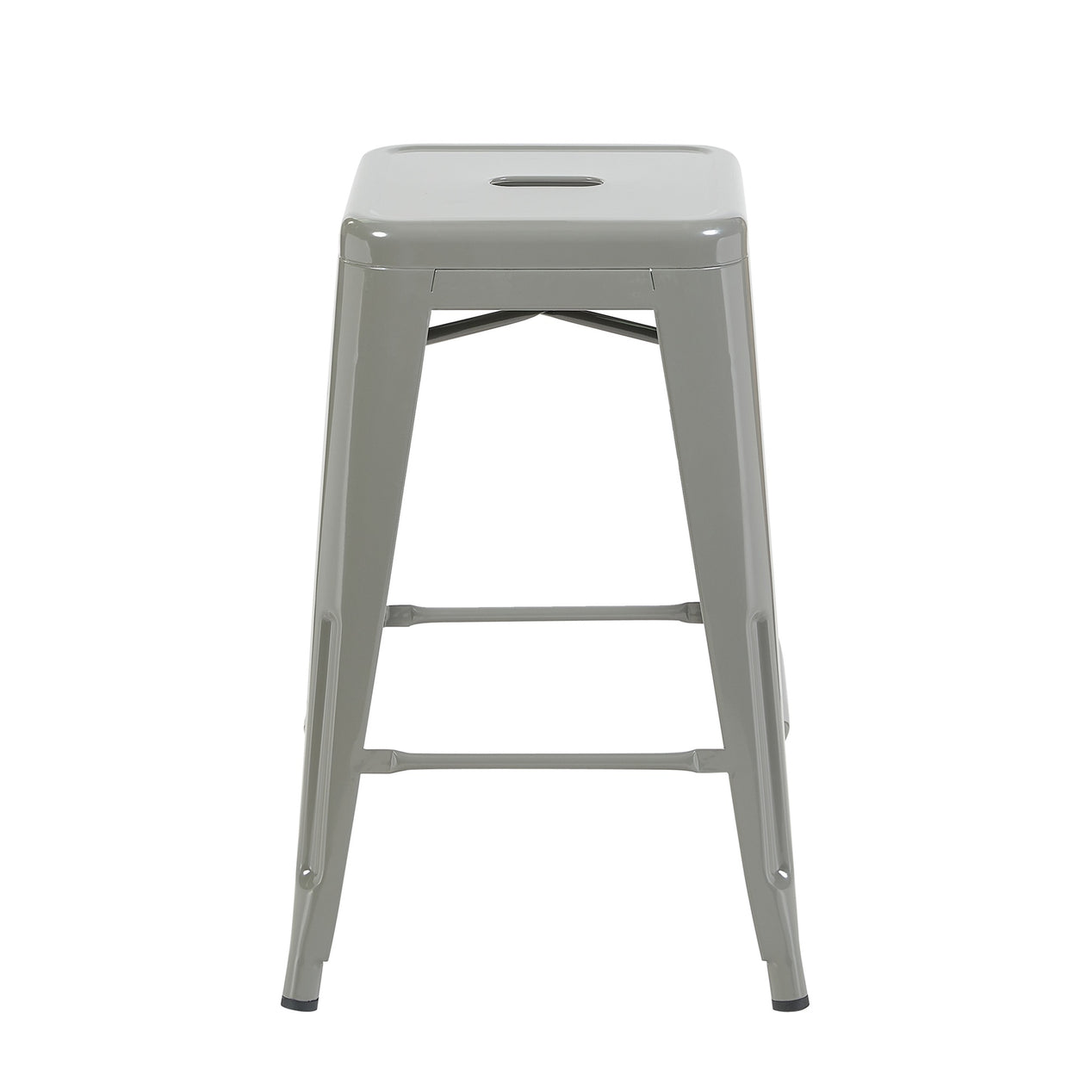 Bistro Pack Of 4 24 Silver Countertop Stools