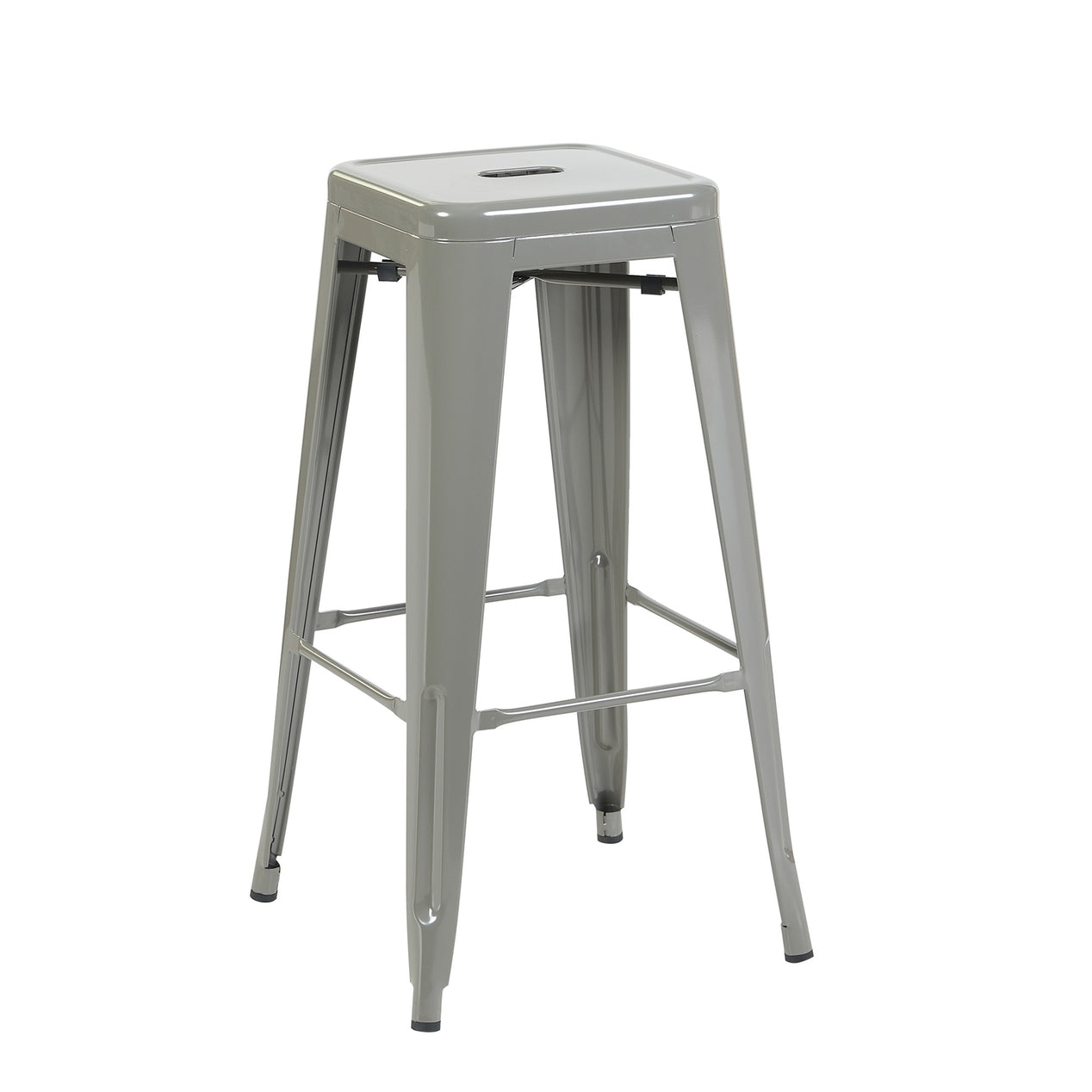 Bistro Pack Of 4 30 Silver Bar Stools