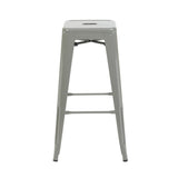 Bistro Pack Of 4 30 Silver Bar Stools