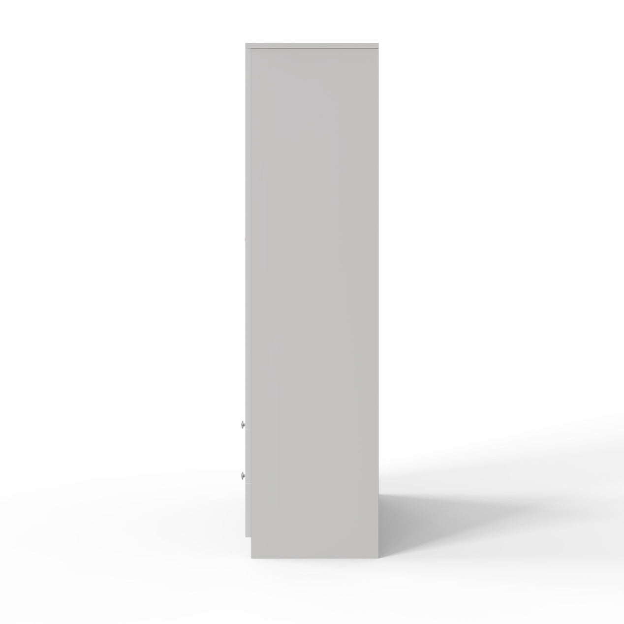 FWStyle Artus Shaker 2 Door 2 Drawer Combination Wardrobe Matt White