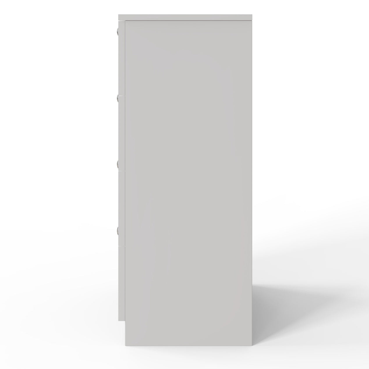 FWStyle Artus Shaker 4 Drawer Chest Of Drawers Matt White