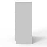 FWStyle Artus Shaker 4 Drawer Chest Of Drawers Matt White