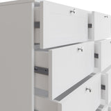 FWStyle Artus Shaker 8 Drawer Chest Of Drawers Matt White