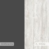 Norfolk Shoe Cabinet Ancient White Anthracite Grey