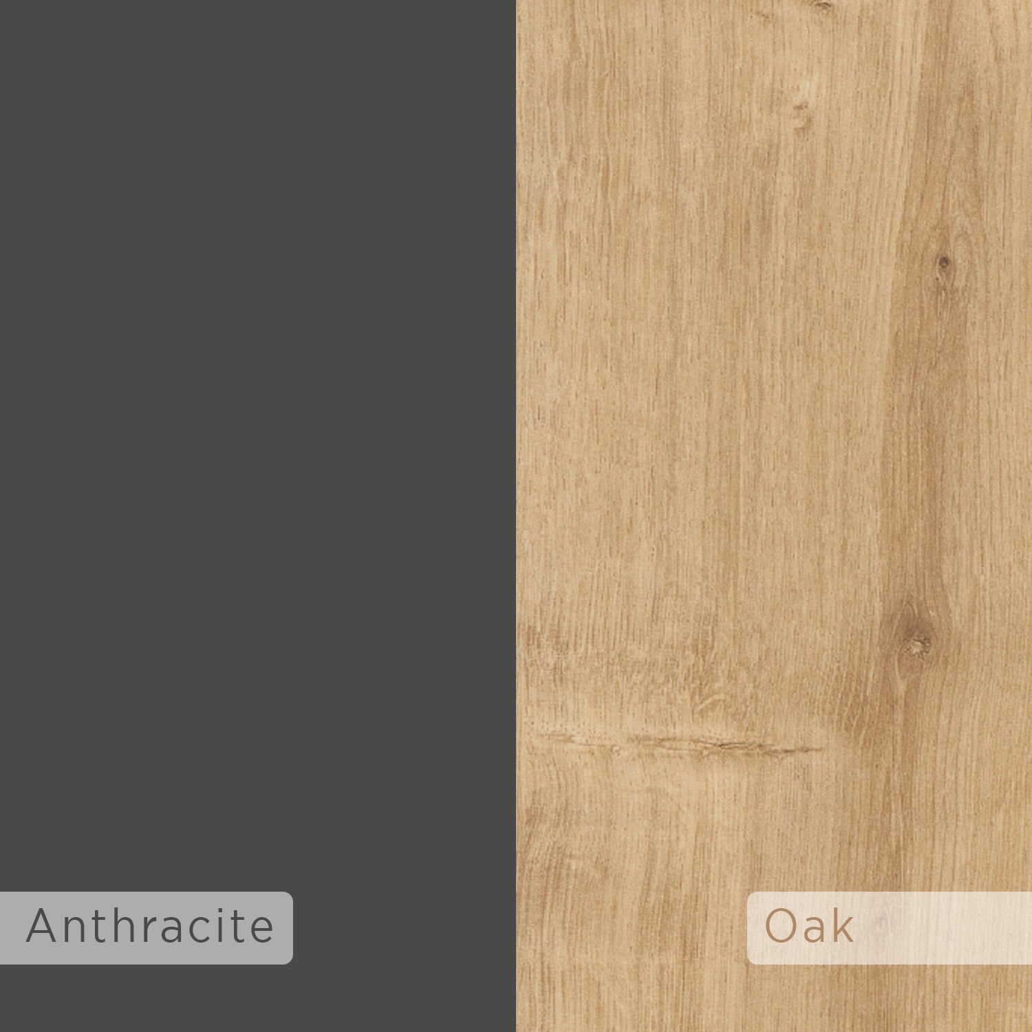 Norfolk Shoe Cabinet Oak Anthracite Grey