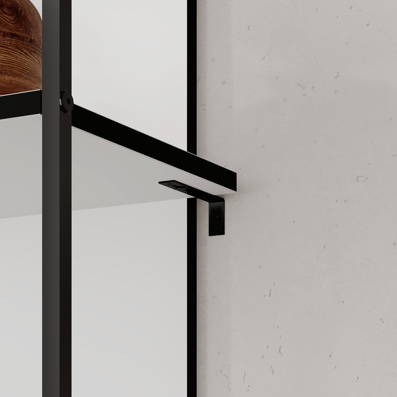 Archy Modern Bookcase 5-Tier Wall Mounted Shelf White 180 cm