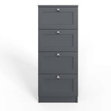 FWStyle Artus Shaker 4 Drawer Chest Of Drawers Matt Grey