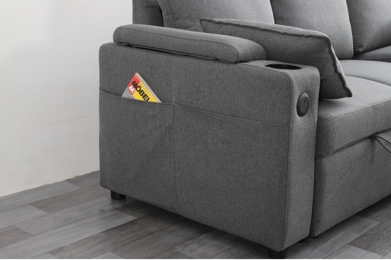 Francesca Sofa Bed Grey