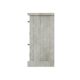 Bowood Large Straight Sideboard 4 Door Solid Wood Limewash