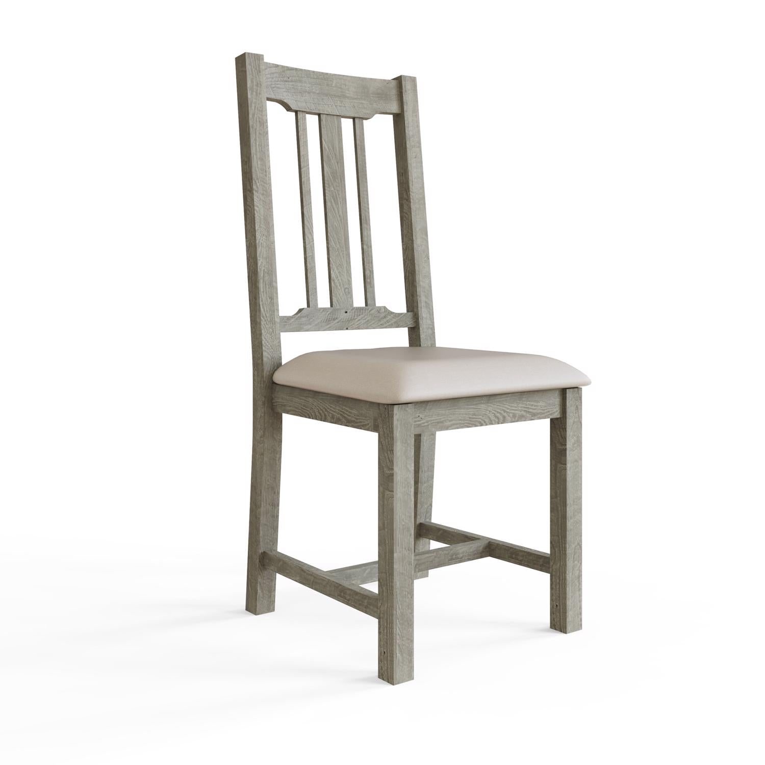 Bowood 2m Dining Table Solid Reclaimed Limewashed Pine + 6 Chairs