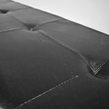 Artisan Modern Living Room Stool Black & Silver