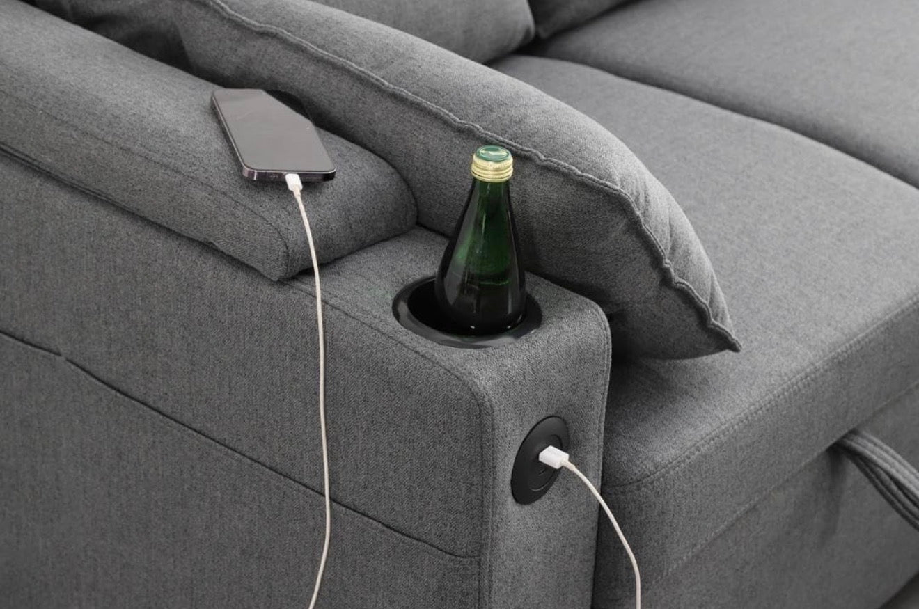 Francesca Sofa Bed Grey