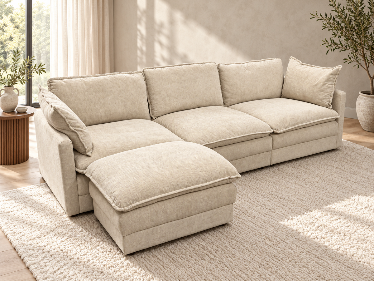 Harper Sofa & Footstool