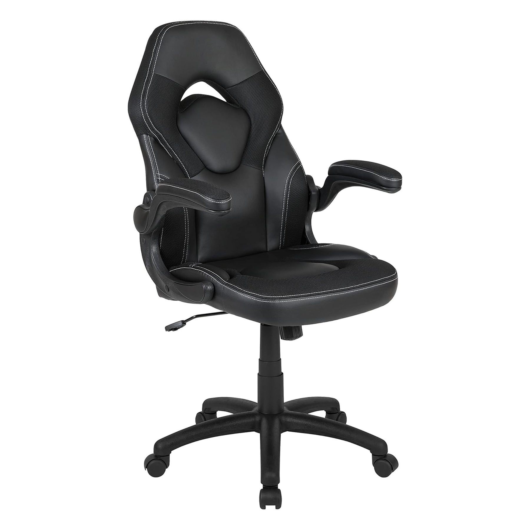 X10 Black Faux Leather Racer Style Gaming Office Chair