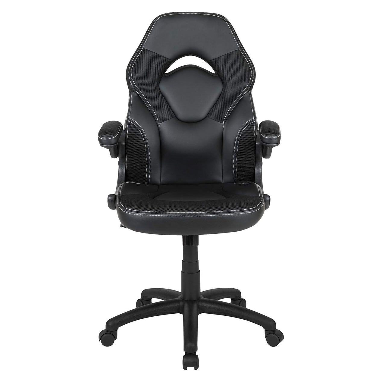 X10 Black Faux Leather Racer Style Gaming Office Chair
