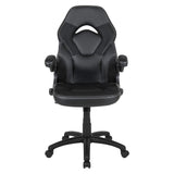 X10 Black Faux Leather Racer Style Gaming Office Chair