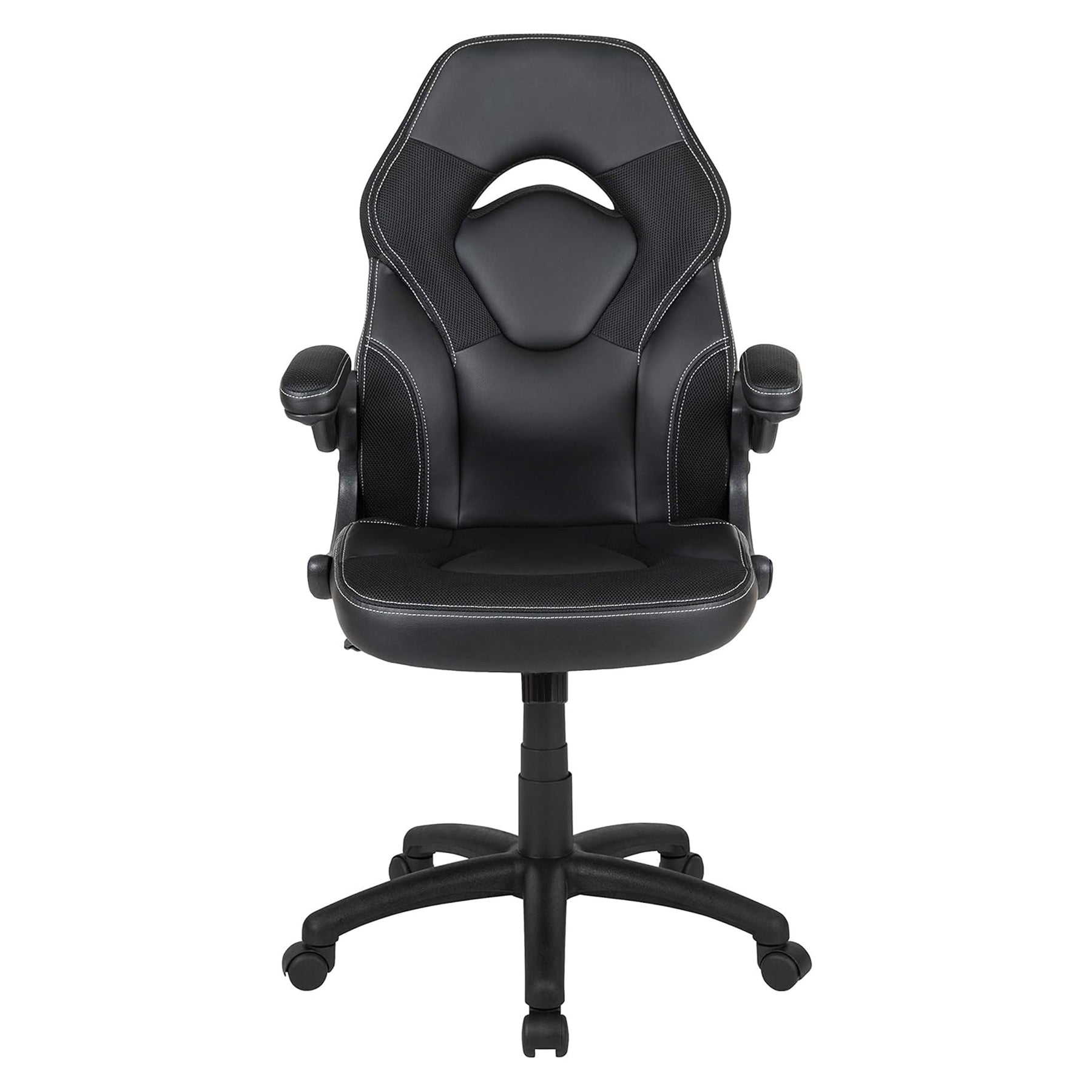 X10 Black Faux Leather Racer Style Gaming Office Chair