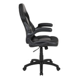X10 Black Faux Leather Racer Style Gaming Office Chair