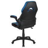 X10 Black & Blue Faux Leather Racer Style Gaming Office Chair