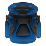 X10 Black & Blue Faux Leather Racer Style Gaming Office Chair