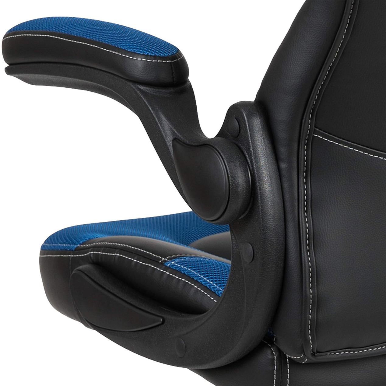 X10 Black & Blue Faux Leather Racer Style Gaming Office Chair