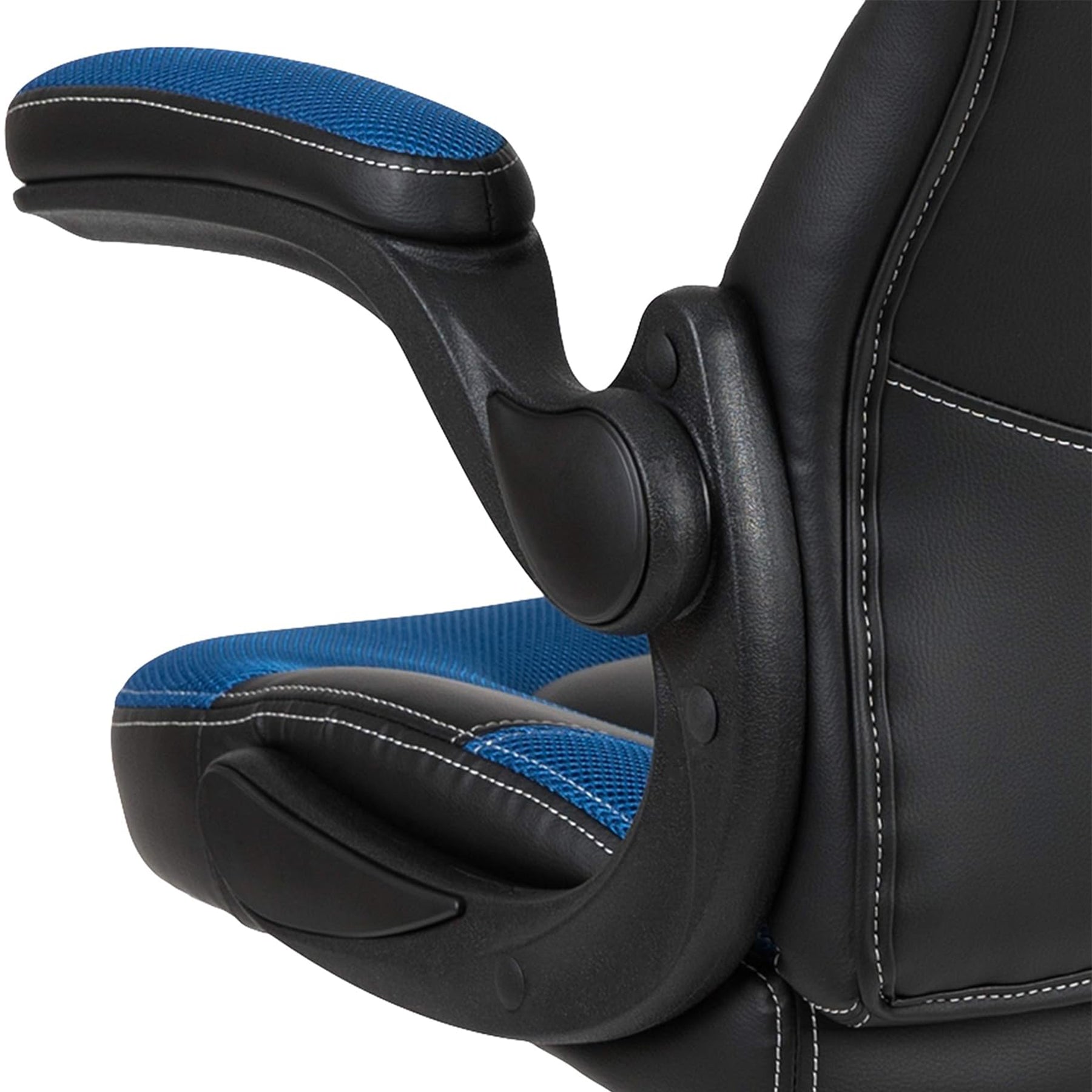 X10 Black & Blue Faux Leather Racer Style Gaming Office Chair