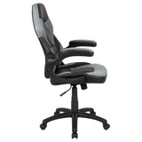 X10 Black & Grey Faux Leather Racer Style Gaming Office Chair